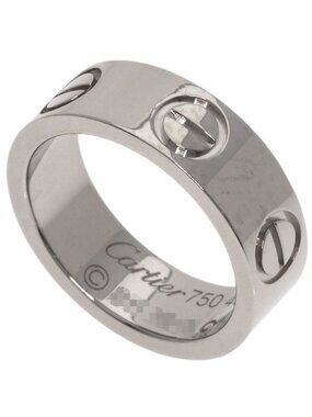 Cartier Love Ring 45 18k White Gold